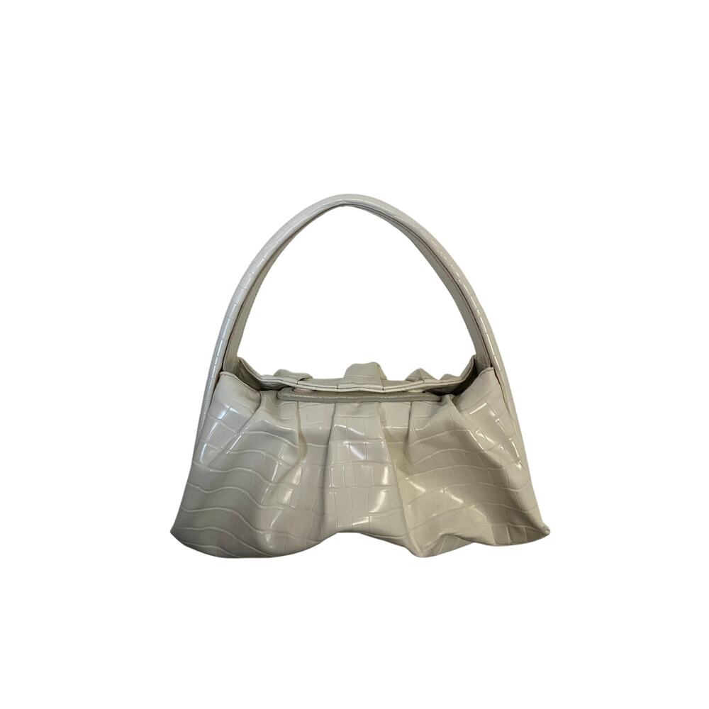 THEMOIRÈ Hera Croc-embossed Top Handle Bag